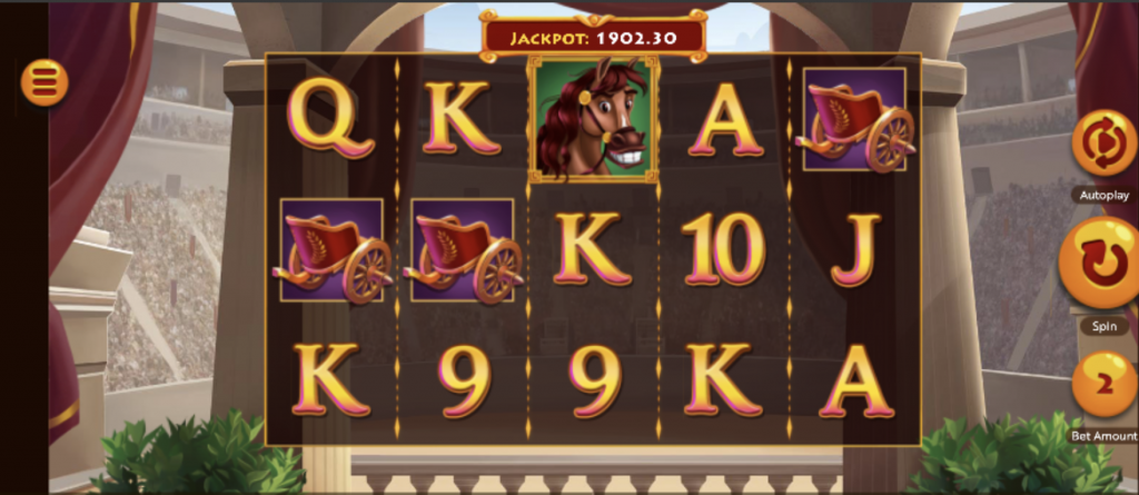 Caesar's victory slots features