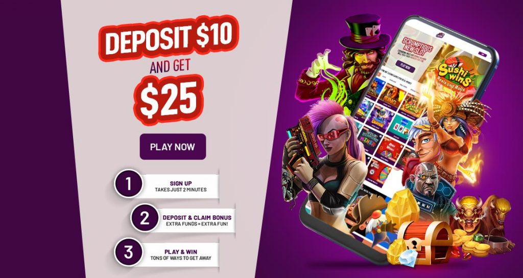 Your Cafe Casino welcome bonus