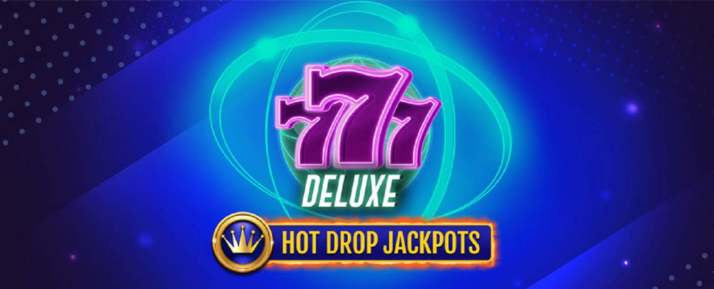 Play 777 Deluxe Hot Drop Jackpot now at Cafe Casino!