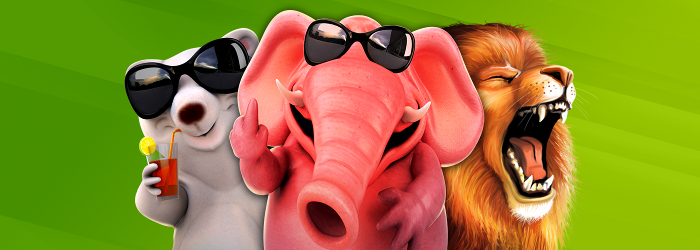 These top animal slots feature beasts from the land, sea and sky to generate rewards as large as the great outdoors at Cafe Casino!