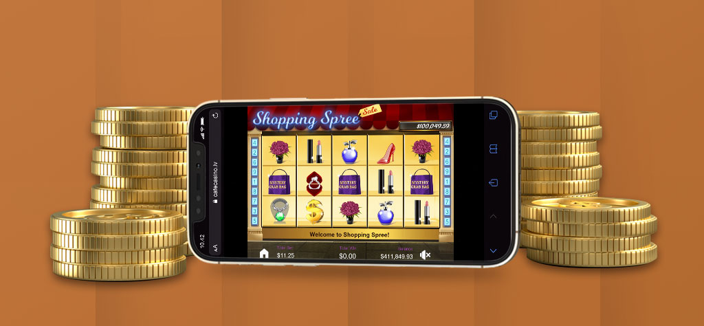 Step inside this luxurious online slot at Cafe Casino and fill your bags!