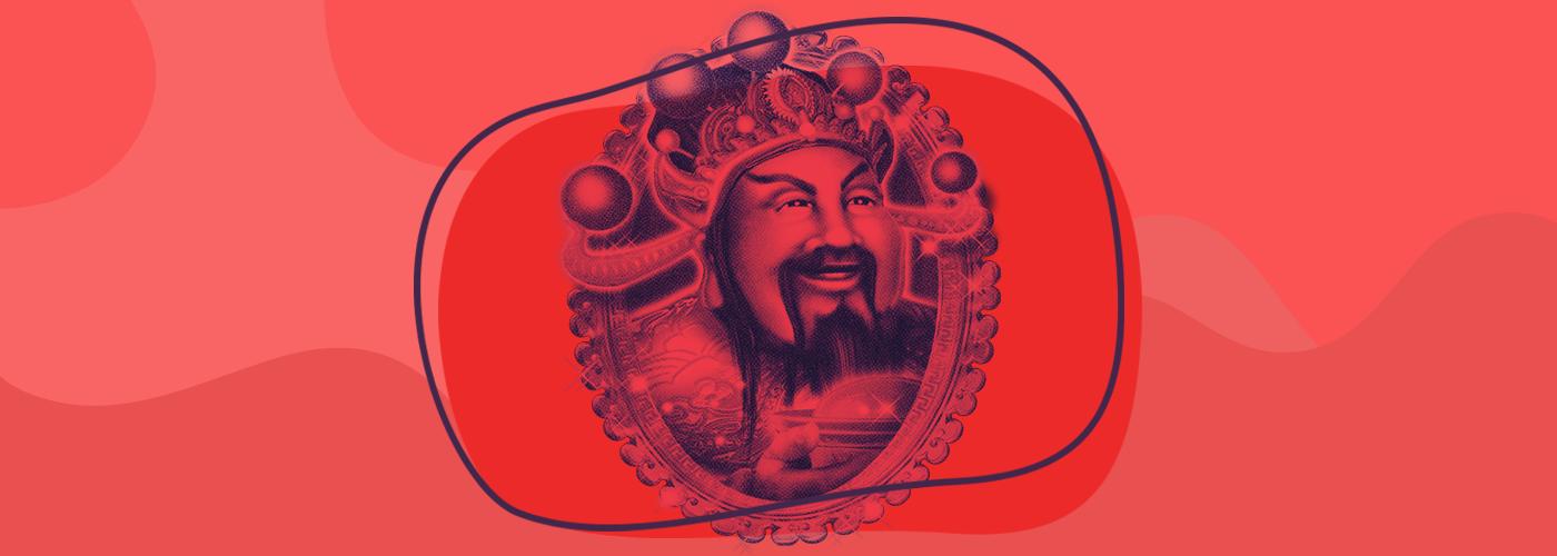 In Caishen’s Fortune XL at Cafe, red symbolizes good fortune and big cash prizes!